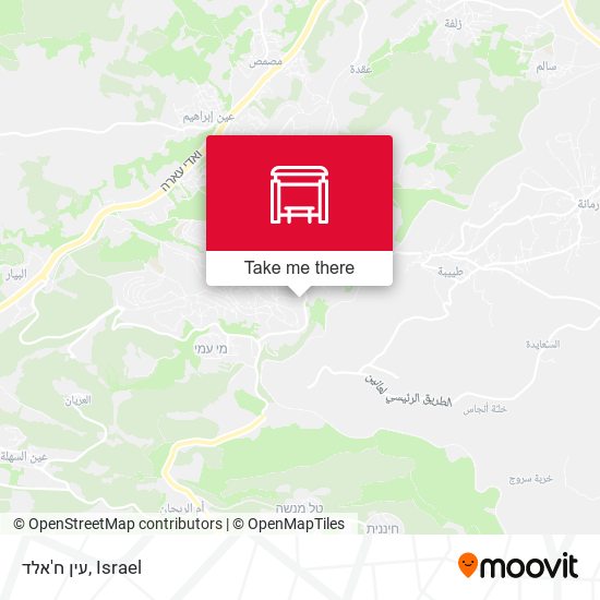 עין ח'אלד map