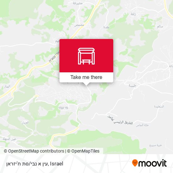 עין א נבי/סת ח'יזראן map