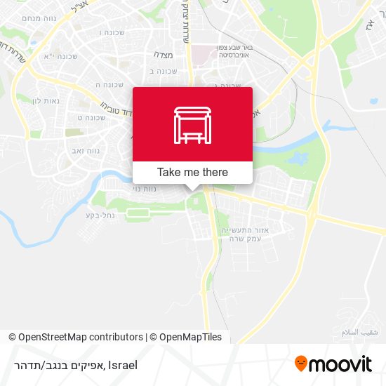 אפיקים בנגב/תדהר map