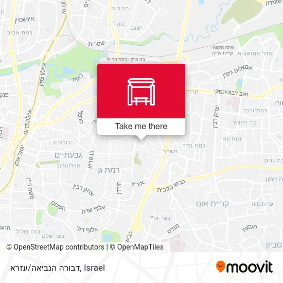 Карта דבורה הנביאה/עזרא