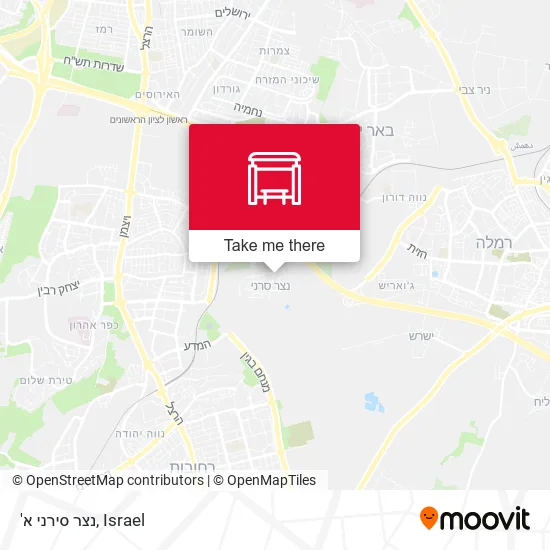 Карта 'נצר סירני א