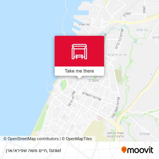 חיים משה שפירא/ארן map