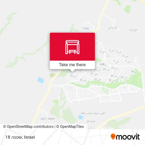 Карта שכונה 18
