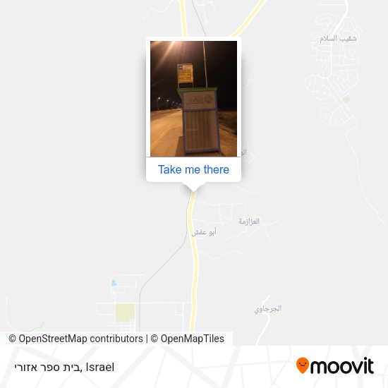 בית ספר אזורי map