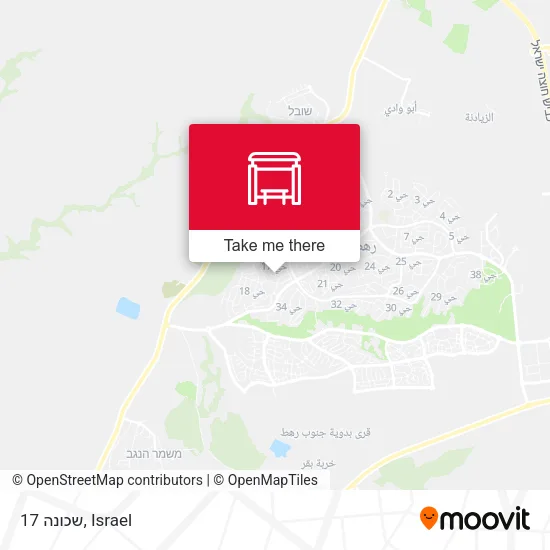 Карта שכונה 17