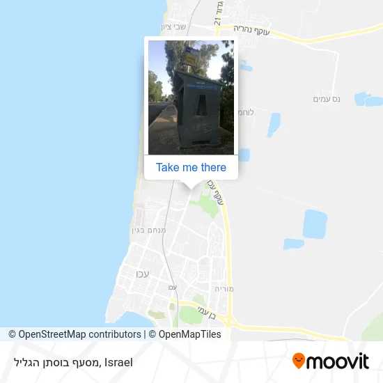 Карта מסעף בוסתן הגליל