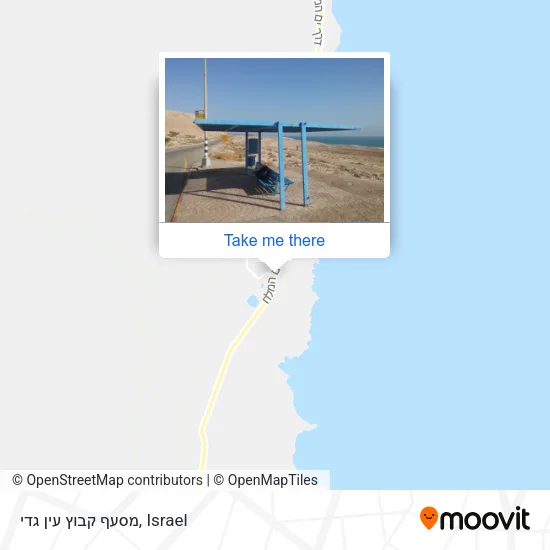 Карта מסעף קבוץ עין גדי