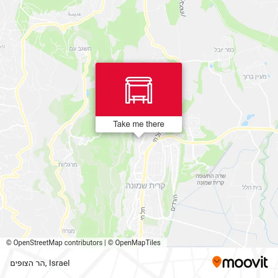 Карта הר הצופים