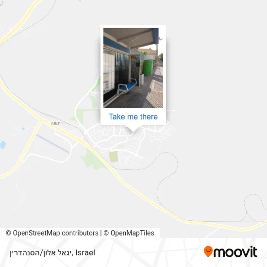 Карта יגאל אלון/הסנהדרין