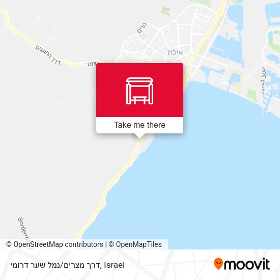 Карта דרך מצרים/נמל שער דרומי