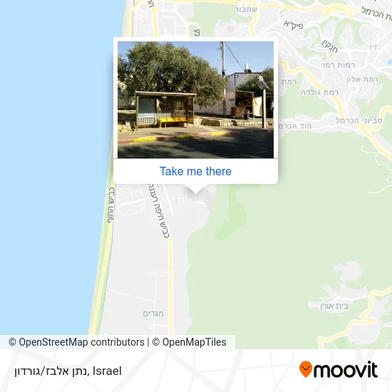 Карта נתן אלבז/גורדון