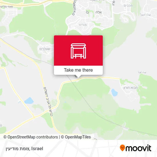 Карта צומת מודיעין