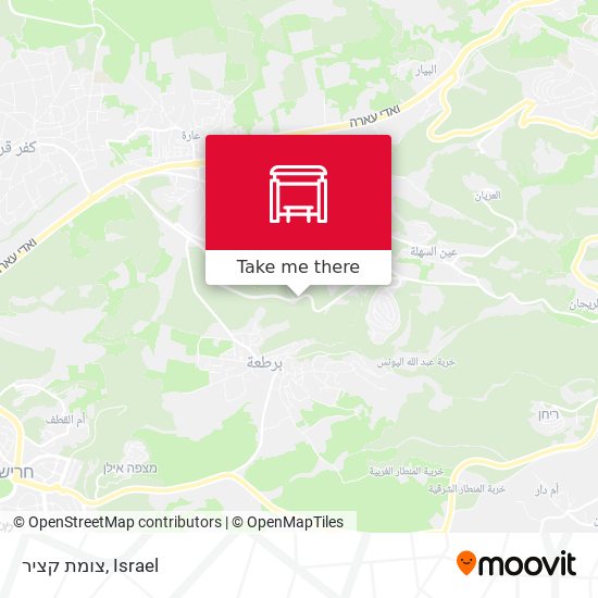 צומת קציר map