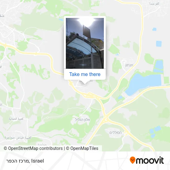 Карта מרכז הכפר