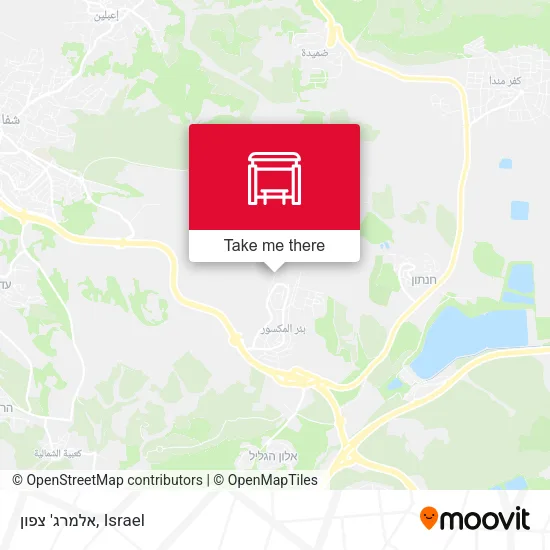 אלמרג' צפון map