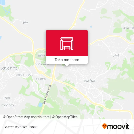 Карта שפרעם יציאה