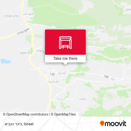 Карта כיכר הנביא
