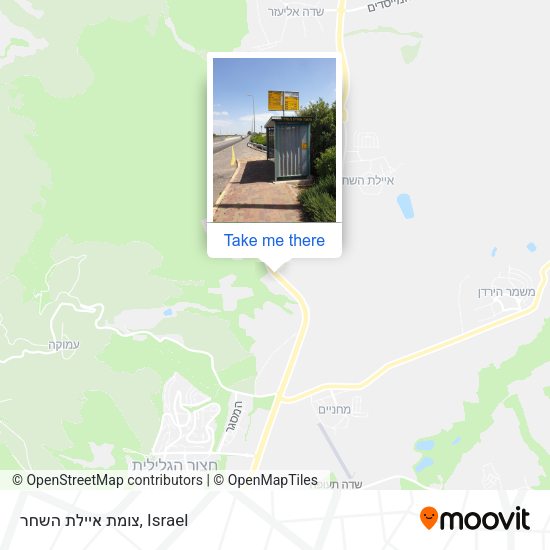 צומת איילת השחר map