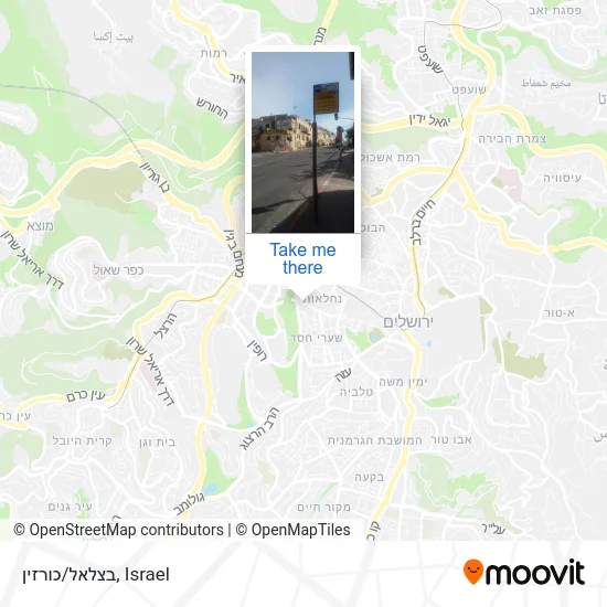 Карта בצלאל/כורזין