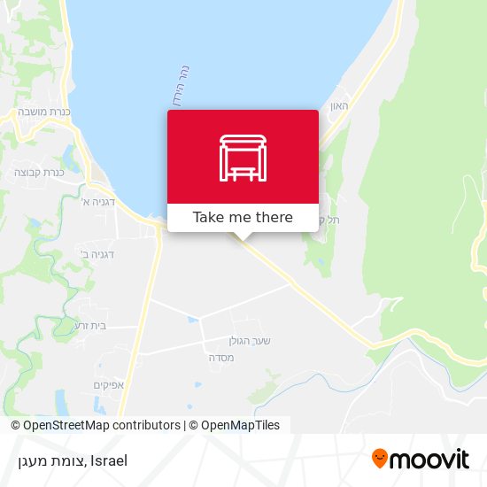 צומת מעגן map