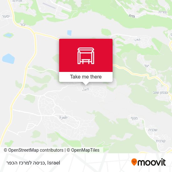 כניסה למרכז הכפר map