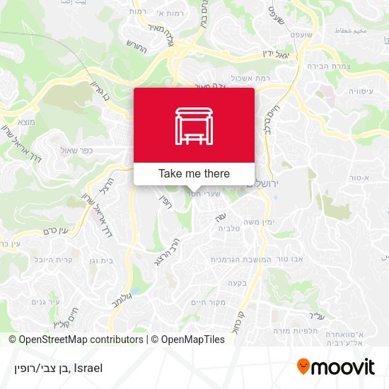 בן צבי/רופין map