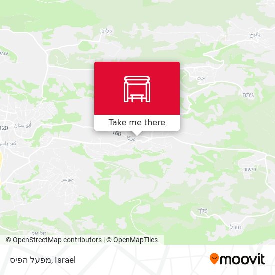 מפעל הפיס map