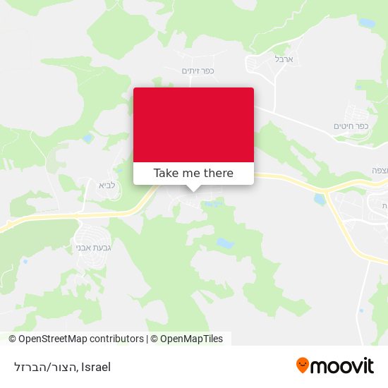 הצור/הברזל map