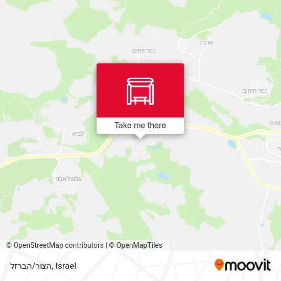 הצור/הברזל map