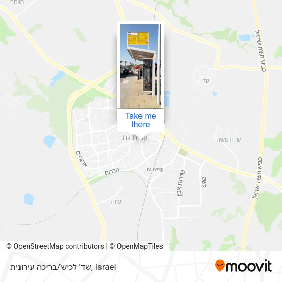 Карта שד' לכיש/בריכה עירונית