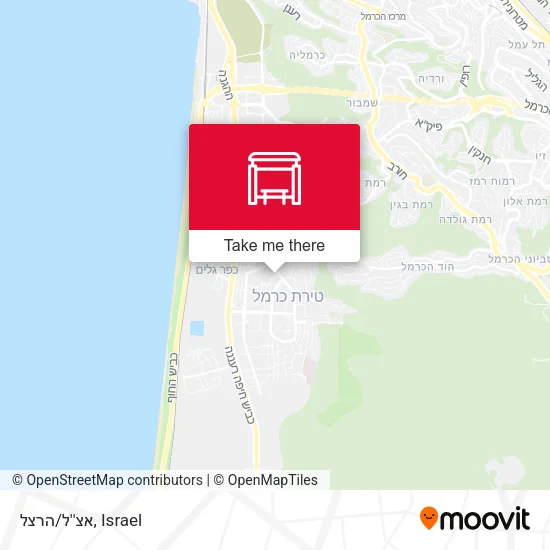 Карта אצ''ל/הרצל