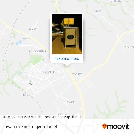 Карта מסעף נתיבות/מרכז העיר