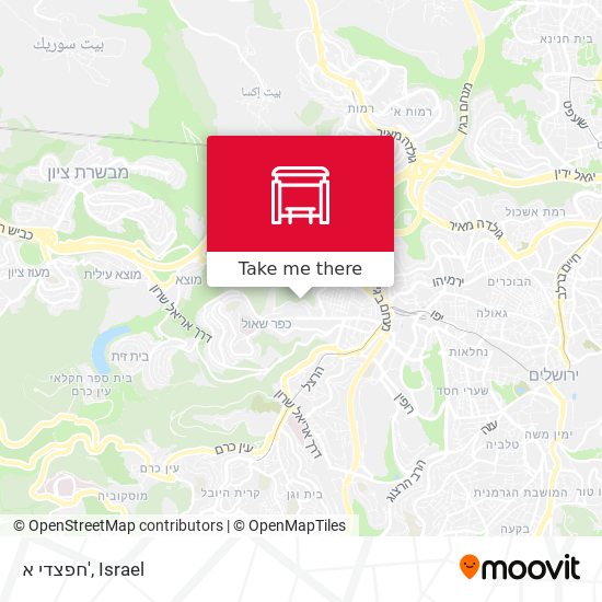 חפצדי א' map