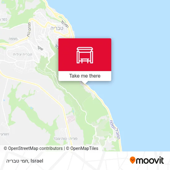 Карта חמי טבריה