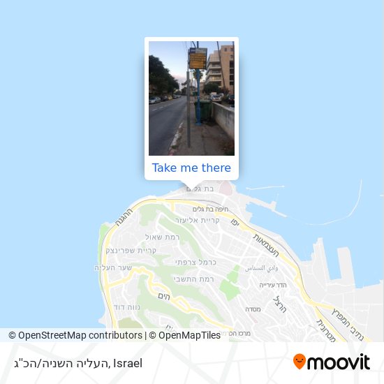 העליה השניה/הכ''ג map