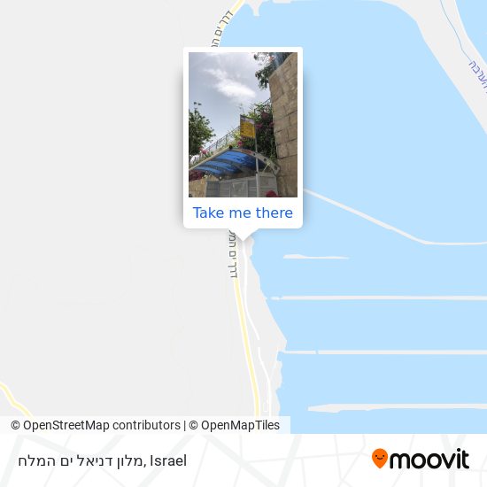Карта מלון דניאל ים המלח