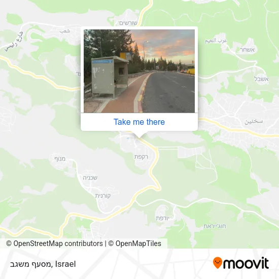 Карта מסעף משגב