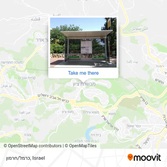 כרמל/חרמון map