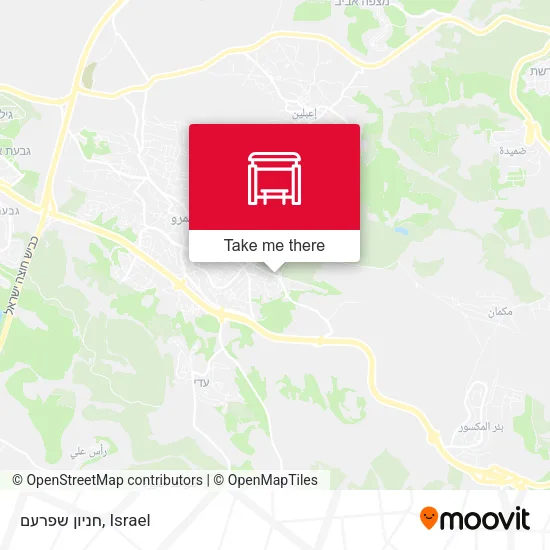 Карта חניון שפרעם