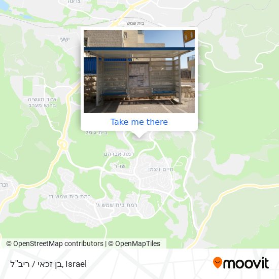 בן זכאי / ריב''ל map