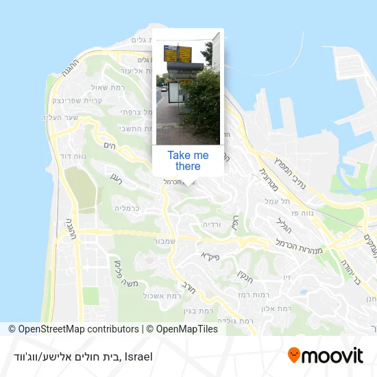 בית חולים אלישע/ווג'ווד map