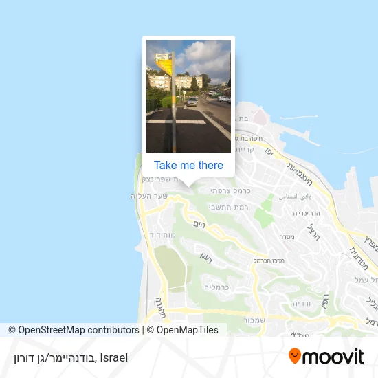 Карта בודנהיימר/גן דורון