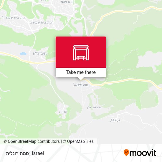 צומת רוגלית map