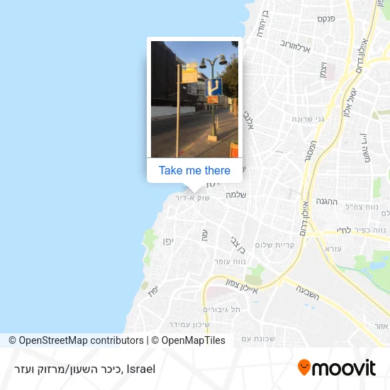 Карта כיכר השעון/מרזוק ועזר