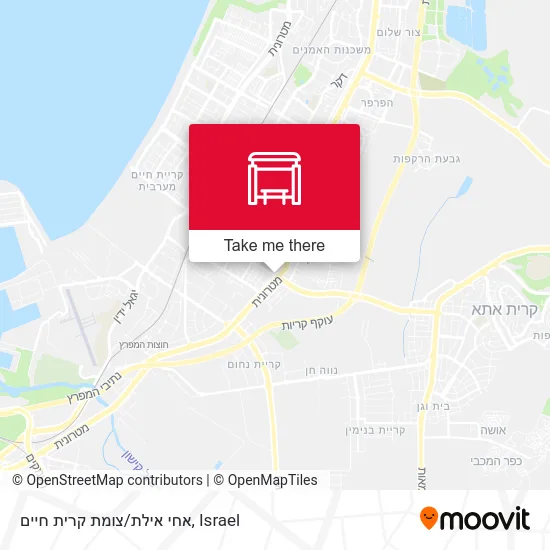 אחי אילת/צומת קרית חיים map