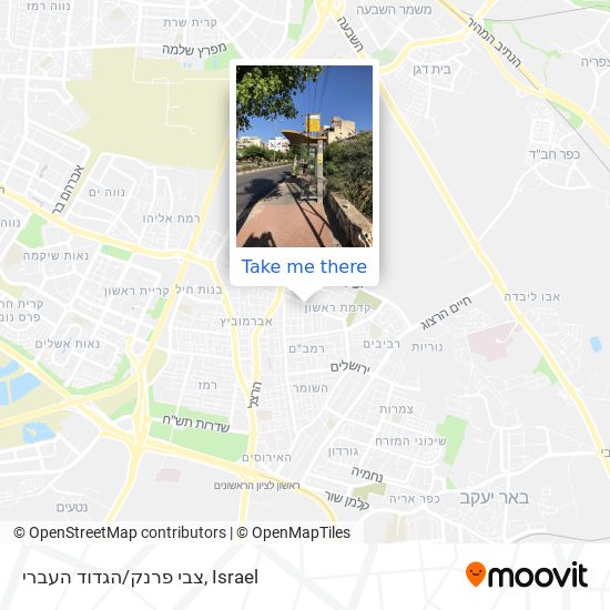 צבי פרנק/הגדוד העברי map