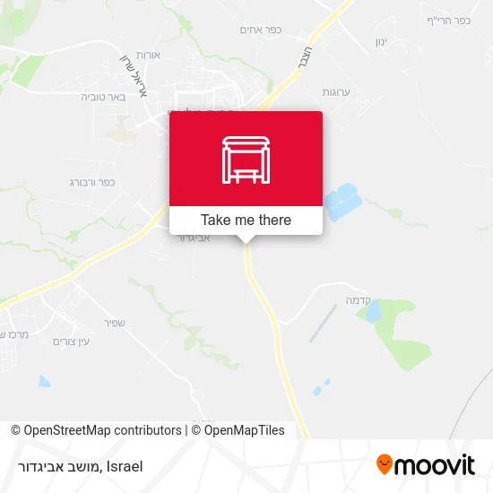 Карта מושב אביגדור