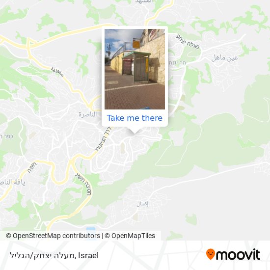 Карта מעלה יצחק/הגליל