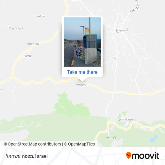 מצפה עשהאל map