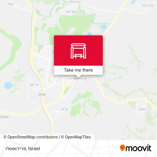 Карта פריז/אוסלו